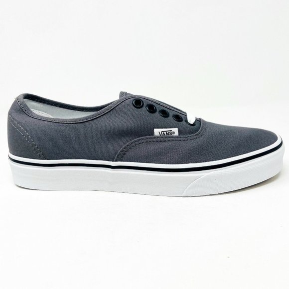 Vans Shoes - VANS Authentic Pewter Gray Black Classic Womens Casual Sneakers